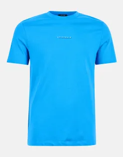 Shoeby Artwork T-shirt Blauw<Heren T-Shirts En Polo's