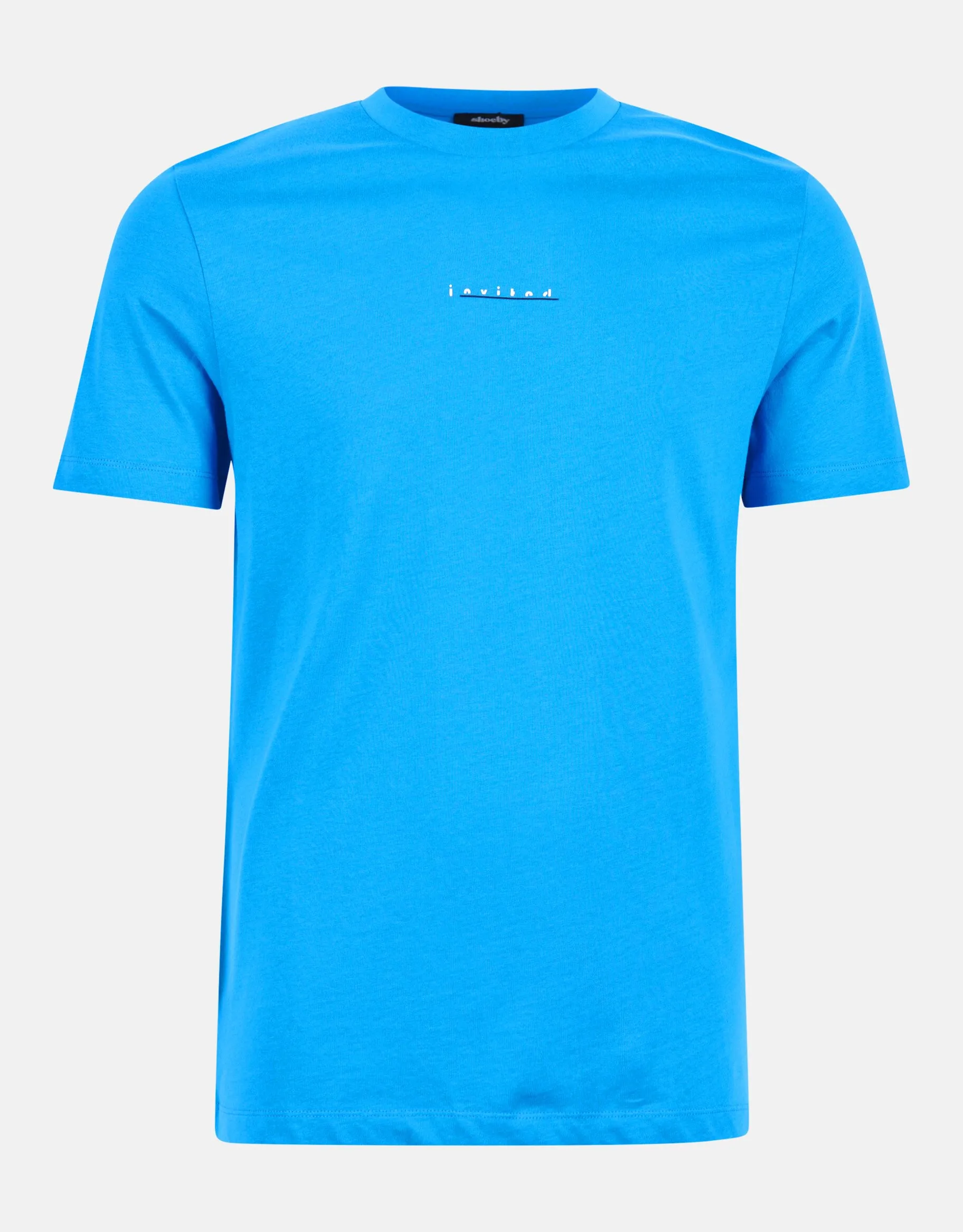 Shoeby Artwork T-shirt Blauw<Heren T-Shirts En Polo's