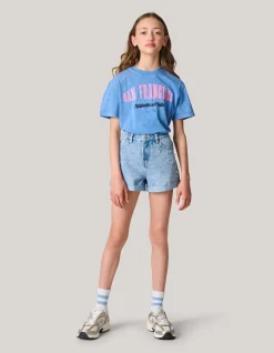 Shoeby Artwork T-shirt Blauw< T-Shirts