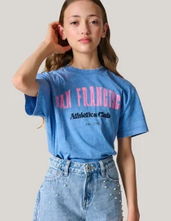 Shoeby Artwork T-shirt Blauw< T-Shirts