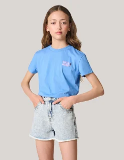 Shoeby Artwork T-shirt Blauw< T-Shirts