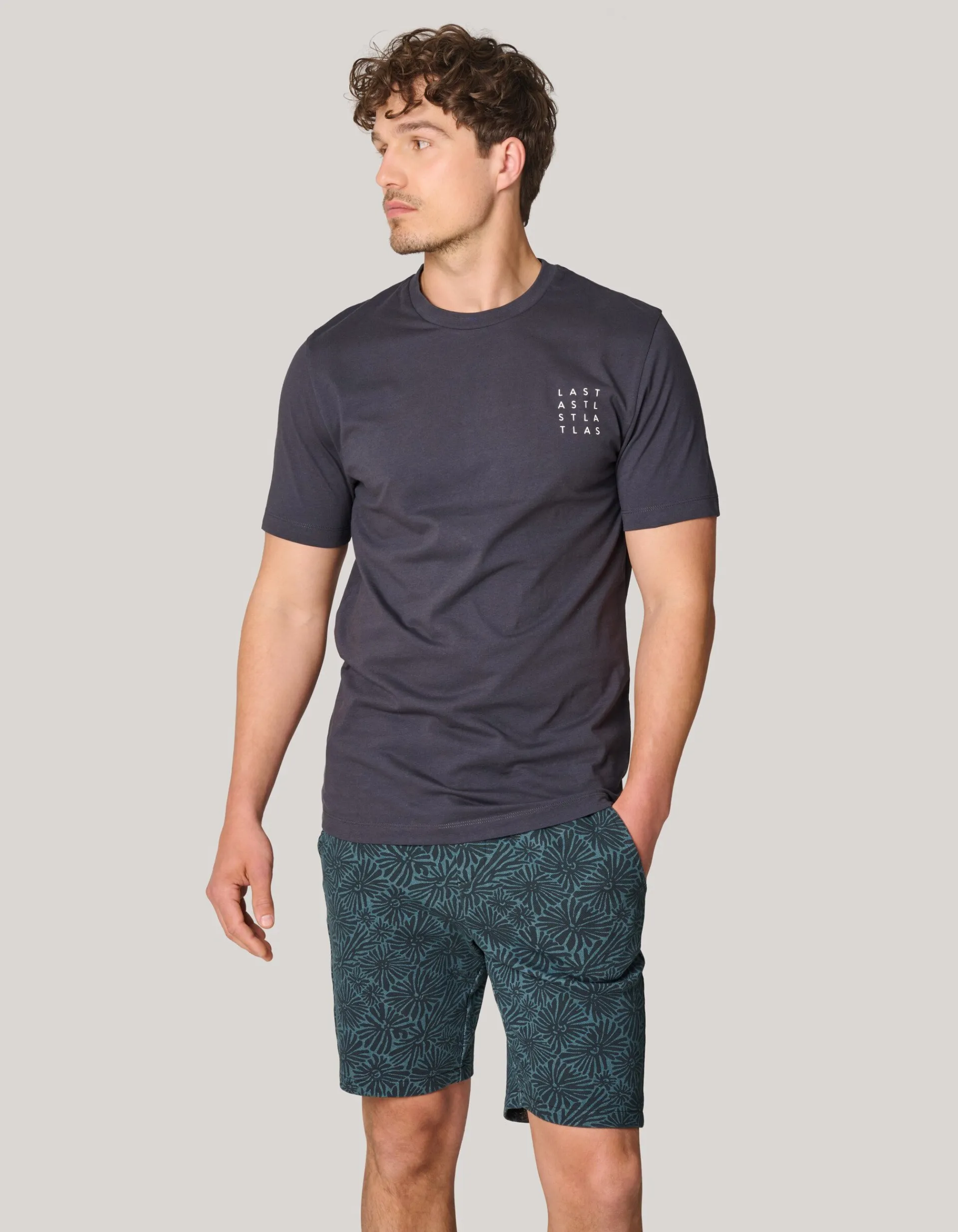 Shoeby Artwork T-shirt Donkergrijs<Heren T-Shirts En Polo's