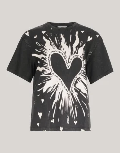 Shoeby Artwork T-shirt Donkergrijs<DAMES T-Shirts