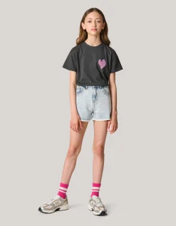 Shoeby Artwork T-shirt Donkergrijs< T-Shirts