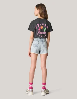 Shoeby Artwork T-shirt Donkergrijs< T-Shirts