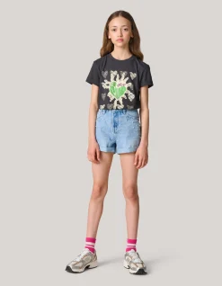 Shoeby Artwork T-shirt Donkergrijs< T-Shirts