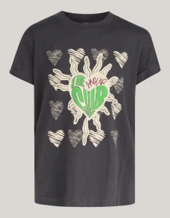 Shoeby Artwork T-shirt Donkergrijs< T-Shirts