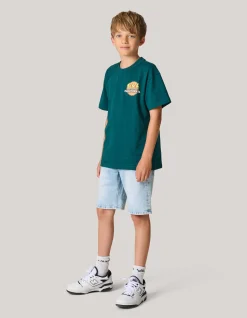 Shoeby Artwork T-shirt Donkergroen< T-Shirts