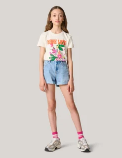 Shoeby Artwork T-shirt Gebroken Wit< T-Shirts