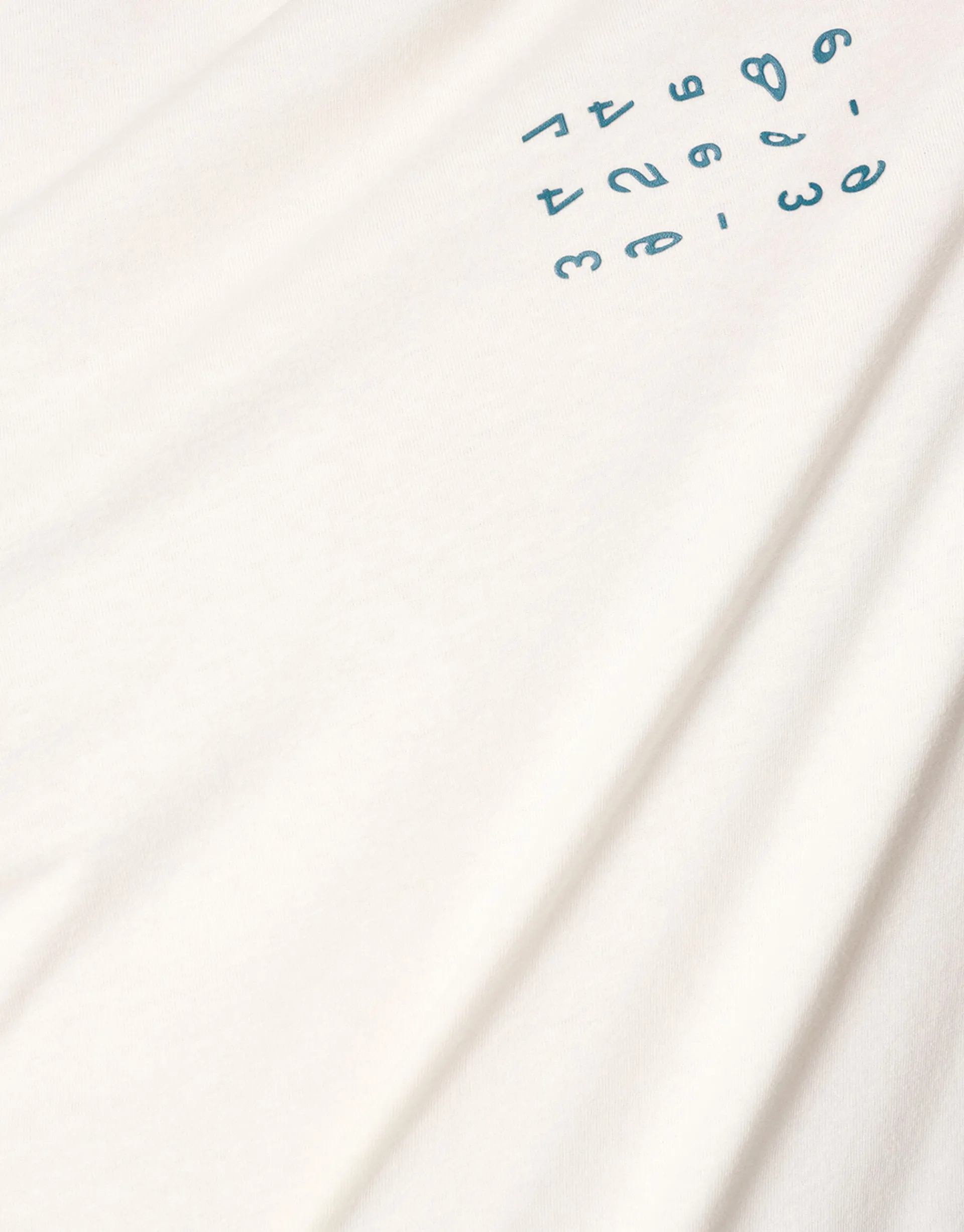 Shoeby Artwork T-shirt Gebroken Wit<Heren T-Shirts En Polo's