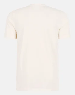 Shoeby Artwork T-shirt Gebroken Wit<Heren T-Shirts En Polo's