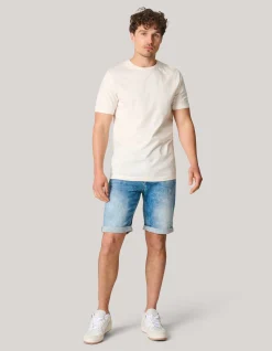 Shoeby Artwork T-shirt Gebroken Wit<Heren T-Shirts En Polo's