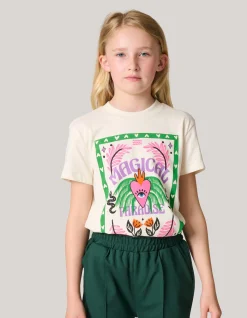 Shoeby Artwork T-shirt Gebroken Wit< T-Shirts