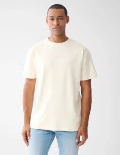 Shoeby Artwork T-shirt Gebroken Wit<Heren T-Shirts En Polo's
