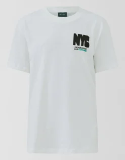 Shoeby Artwork T-shirt Gebroken Wit< T-Shirts