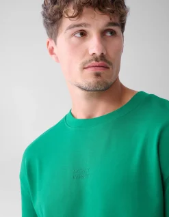 Shoeby Artwork T-shirt Groen<Heren T-Shirts En Polo's