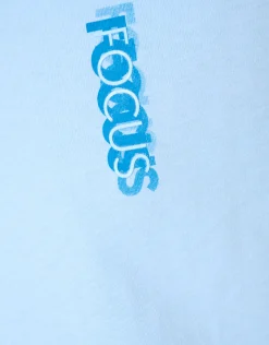 Shoeby Artwork T-shirt Lichtblauw<Heren T-Shirts En Polo's