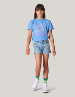Shoeby Artwork T-shirt Lichtblauw< T-Shirts