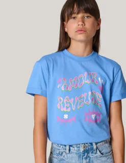Shoeby Artwork T-shirt Lichtblauw< T-Shirts