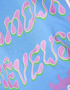 Shoeby Artwork T-shirt Lichtblauw< T-Shirts