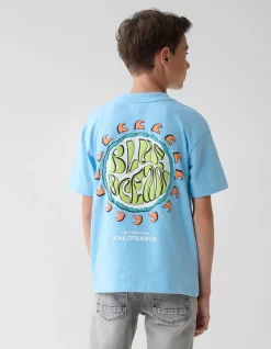 Shoeby Artwork T-shirt Lichtblauw< T-Shirts