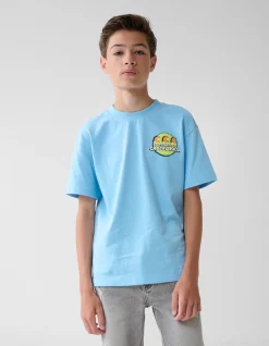 Shoeby Artwork T-shirt Lichtblauw< T-Shirts