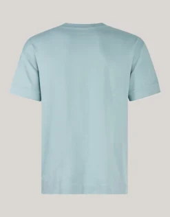 Shoeby Artwork T-shirt Lichtblauw<Heren T-Shirts En Polo's