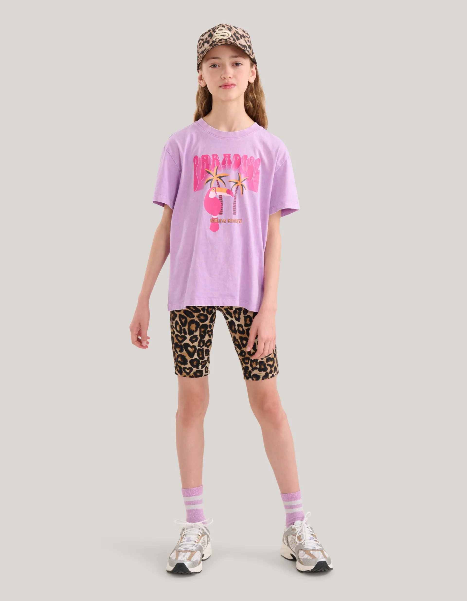 Shoeby Artwork T-shirt Lichtpaars< T-Shirts