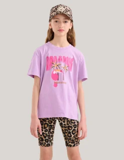 Shoeby Artwork T-shirt Lichtpaars< T-Shirts