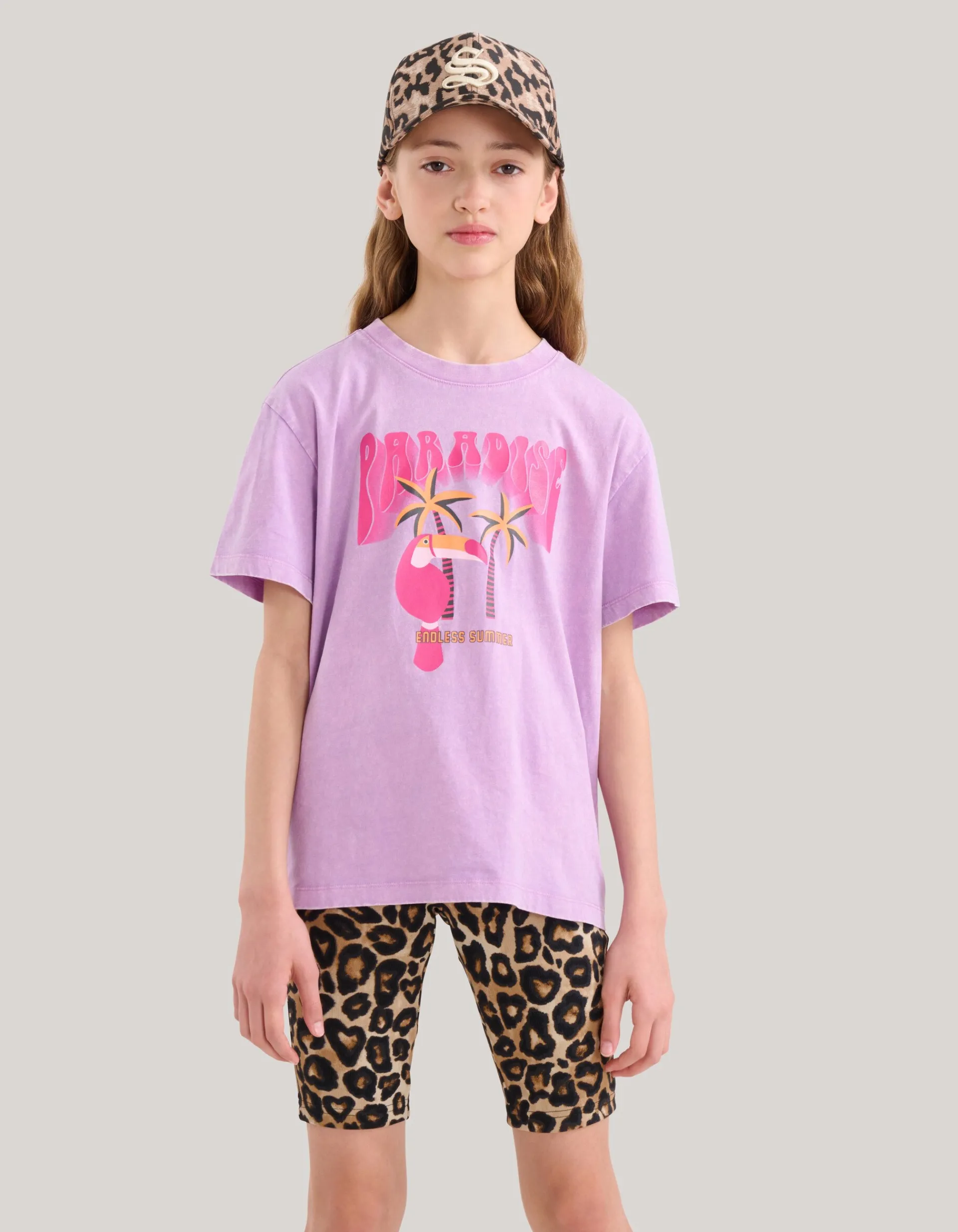 Shoeby Artwork T-shirt Lichtpaars< T-Shirts