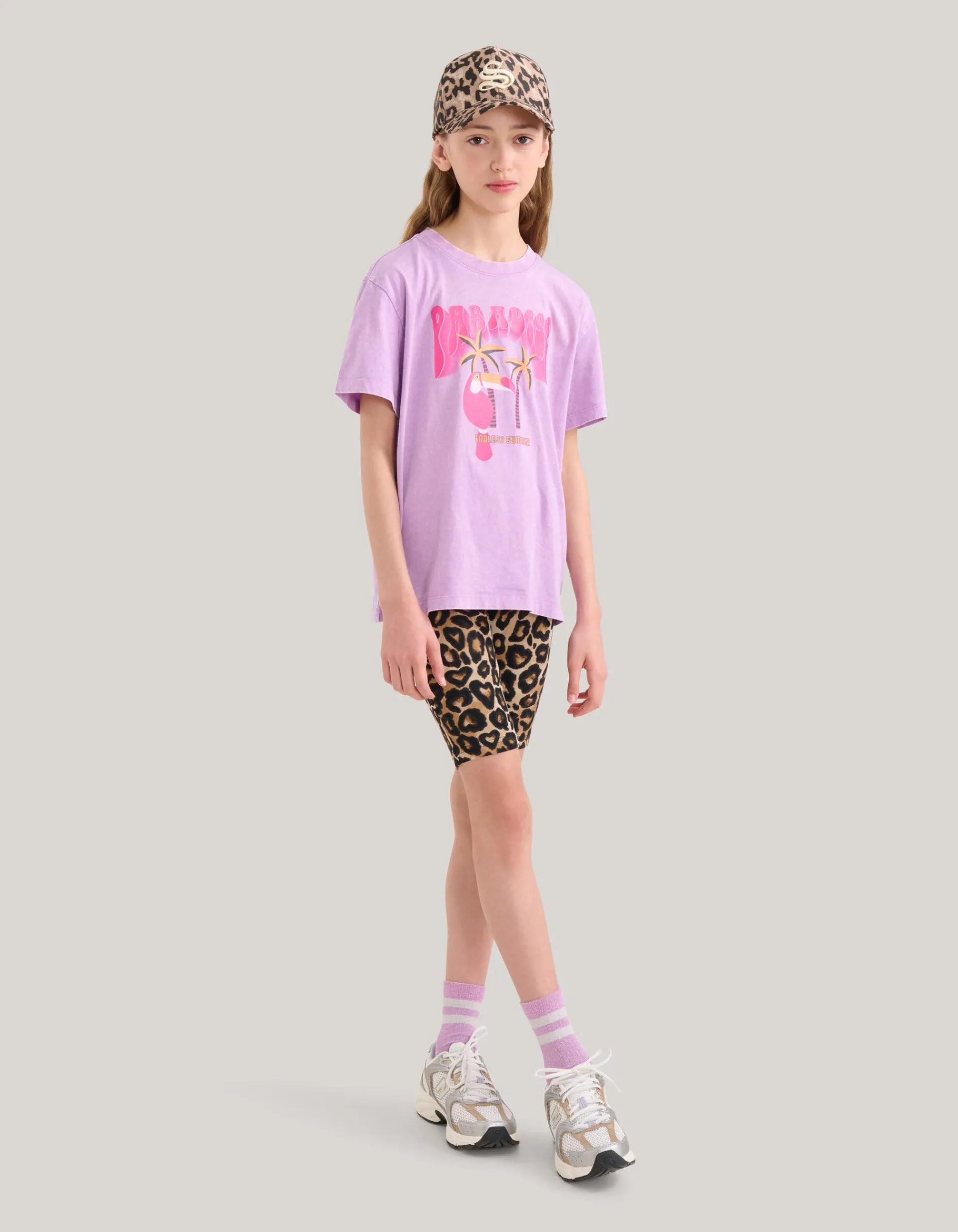 Shoeby Artwork T-shirt Lichtpaars< T-Shirts