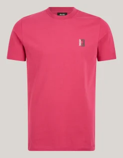 Shoeby Artwork T-shirt Lichtrood<Heren T-Shirts En Polo's