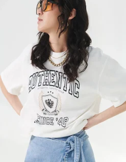 Shoeby Artwork T-shirt Wit<DAMES T-Shirts