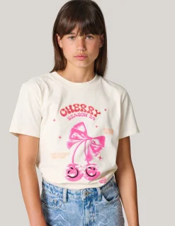 Shoeby Artwork T-shirt Wit< T-Shirts
