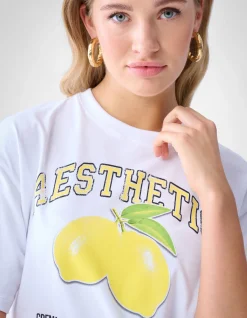 Shoeby Artwork T-shirt Wit<DAMES T-Shirts