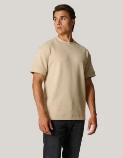 Shoeby Artwork T-shirt Zand<Heren T-Shirts En Polo's