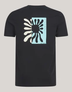 Shoeby Artwork T-shirt Zwart<Heren T-Shirts En Polo's