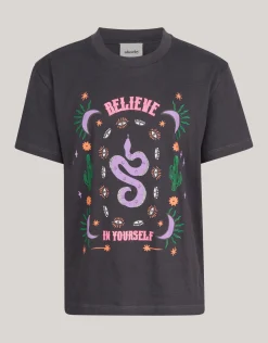 Shoeby Artwork T-shirt Zwart< T-Shirts