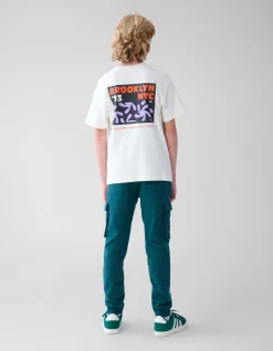 Shoeby Backprint T-shirt Gebroken Wit< T-Shirts
