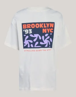 Shoeby Backprint T-shirt Gebroken Wit< T-Shirts