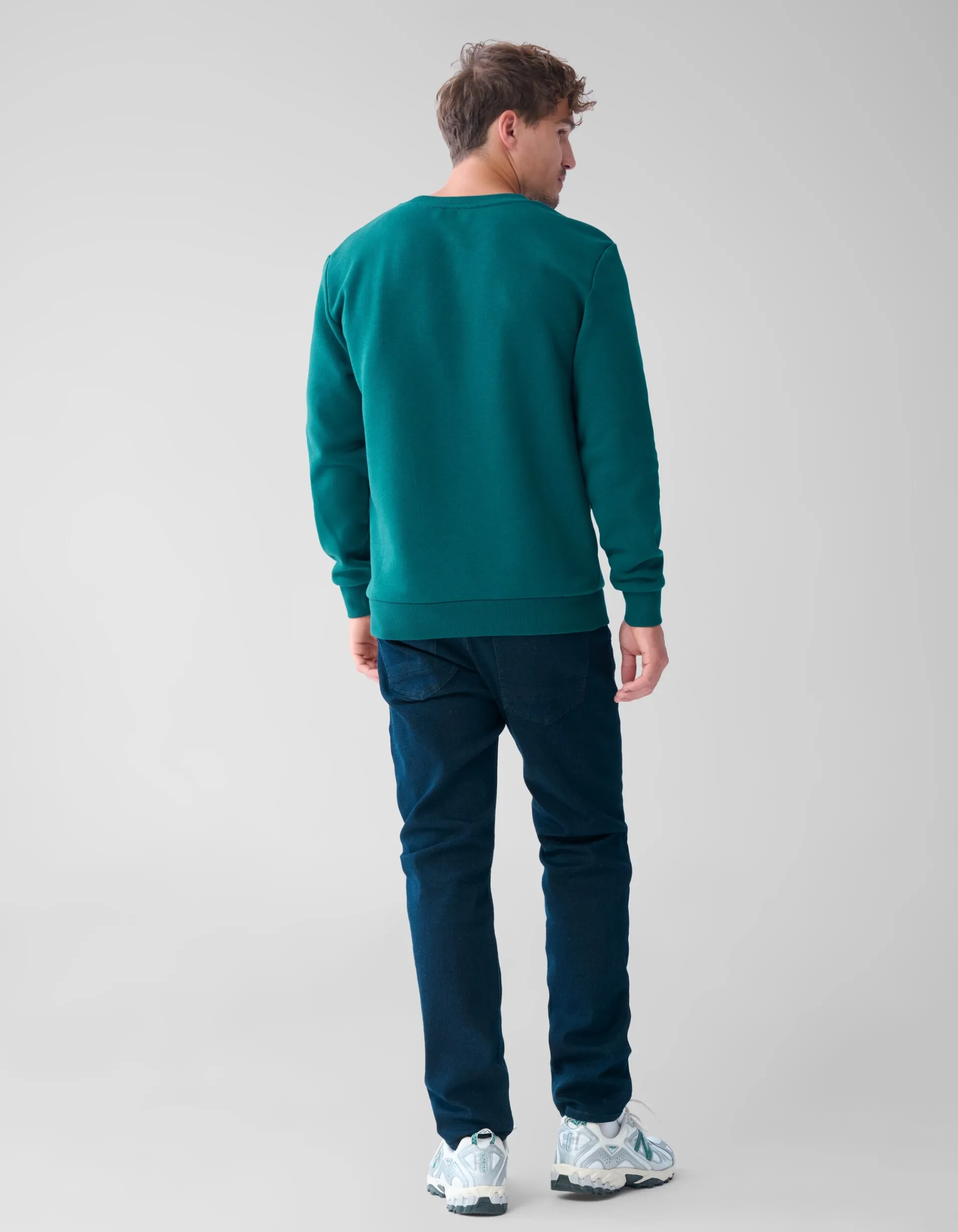 Shoeby Badge Sweater Donkergroen<Heren Truien En Sweaters