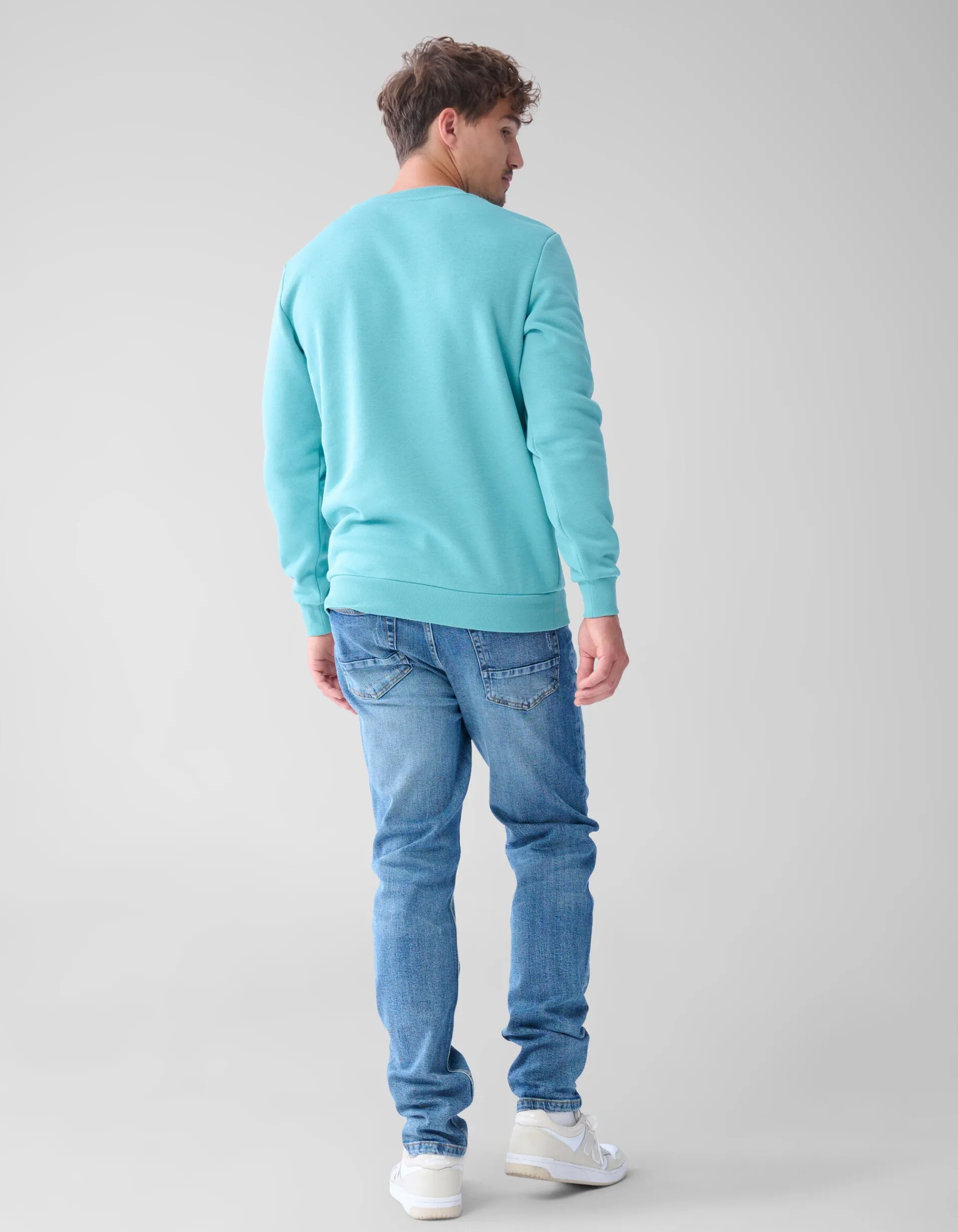 Shoeby Badge Sweater Lichtgroen<Heren Truien En Sweaters