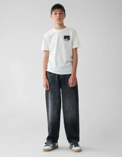Shoeby Baggy Fit Jeans Donkergrijs< Jeans