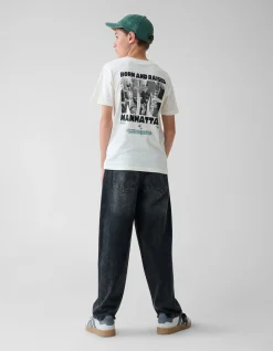 Shoeby Baggy Fit Jeans Donkergrijs< Jeans