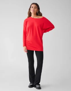 Shoeby Basic Oversized Top Rood<DAMES Tops