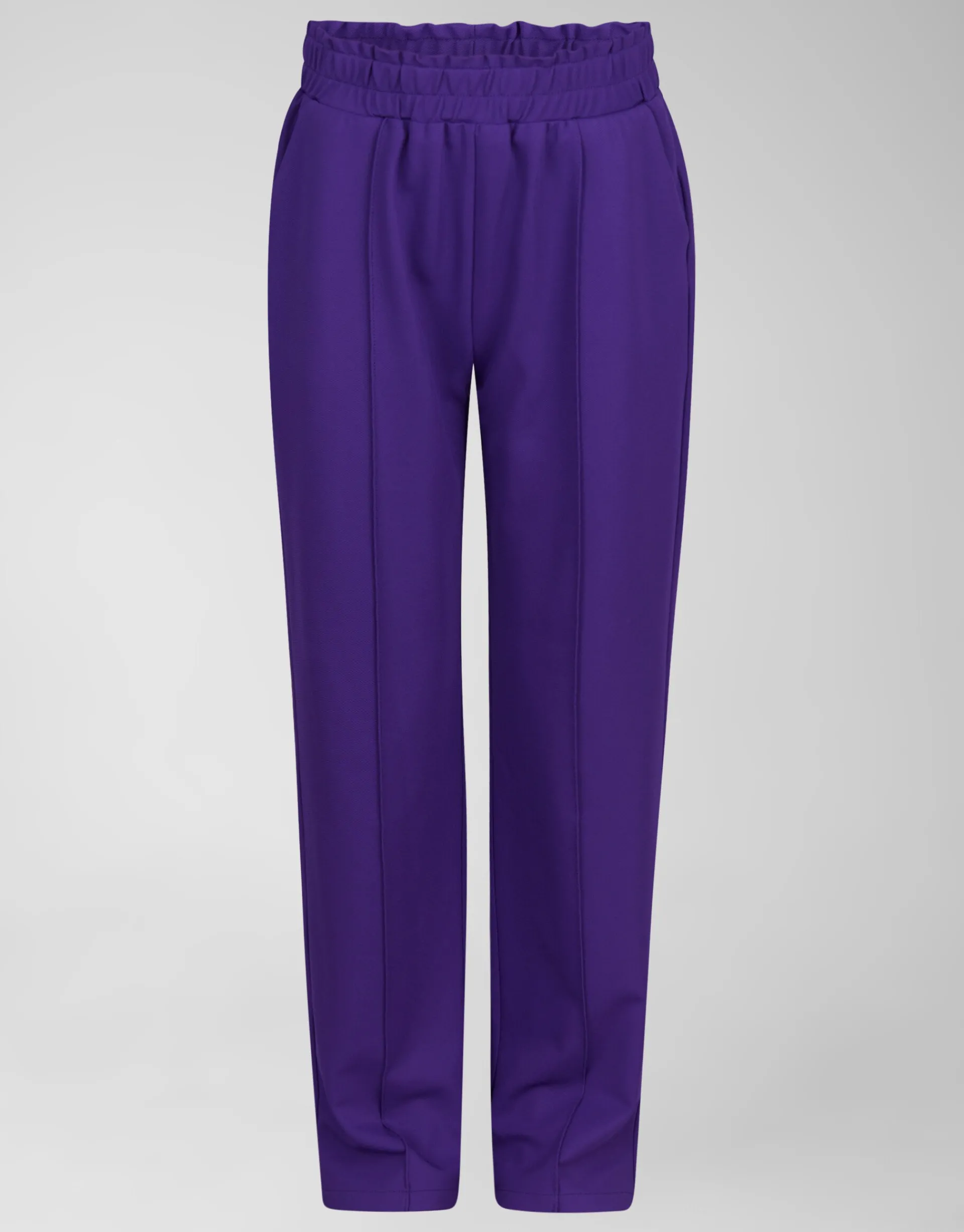 Shoeby Basic Wide Leg Broek Paars< Broeken