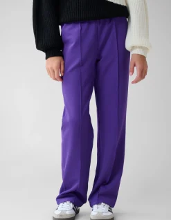 Shoeby Basic Wide Leg Broek Paars< Broeken
