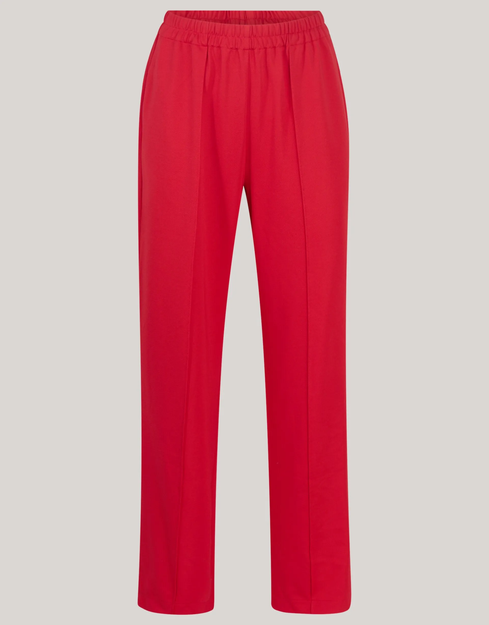 Shoeby Basic Wide Leg Broek Rood<DAMES Broeken