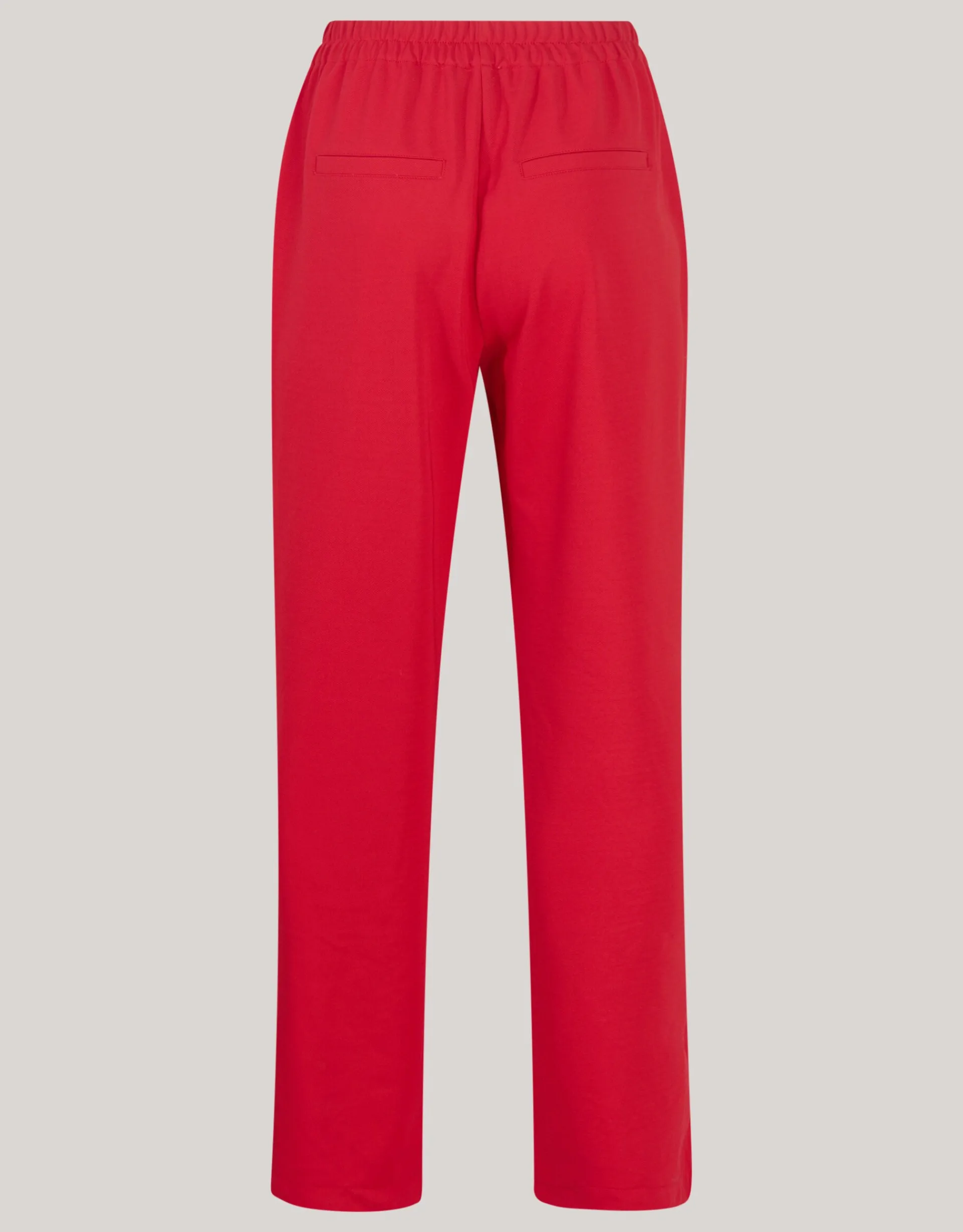 Shoeby Basic Wide Leg Broek Rood<DAMES Broeken