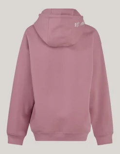 Shoeby Basis Artwork Hoodie Donkerroze< Gebreide Truien|Hoodies